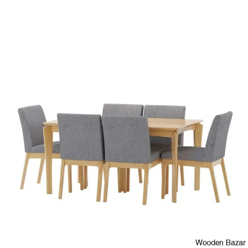 Asherof 6 Person Dining Table Set For Luxury Homes