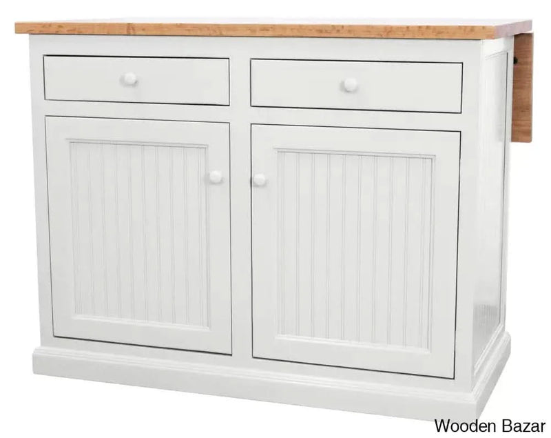 Avant Solid Wood Kitchen Island Kitchen trolley cart cabinet kitchen island with storage