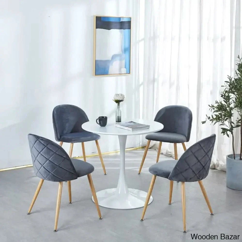 Avery New 4 Seater Pedestal Dining Set - Craft Decor