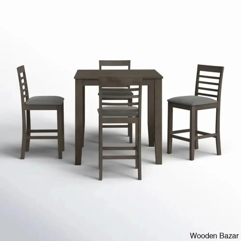 Axes New 4 Seater Wooden  Dining Table Set- Craft Decor