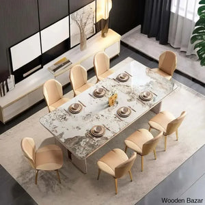 Ayers 6 Seater & 8 New Double Pedestal Dining Set - Craft Decor Seater