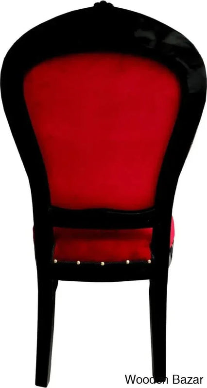 Baroque Dining Chair Bordeaux/Black/Gold Hotel Furniture - Baroque Furniture