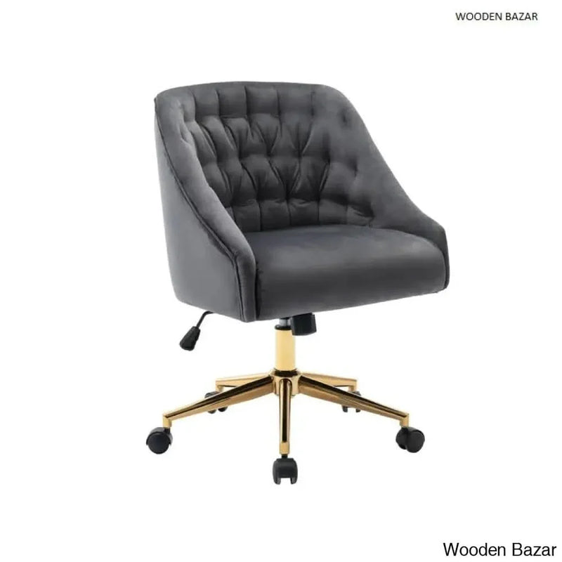 Batrice Velvet Task Chair Craft Decor