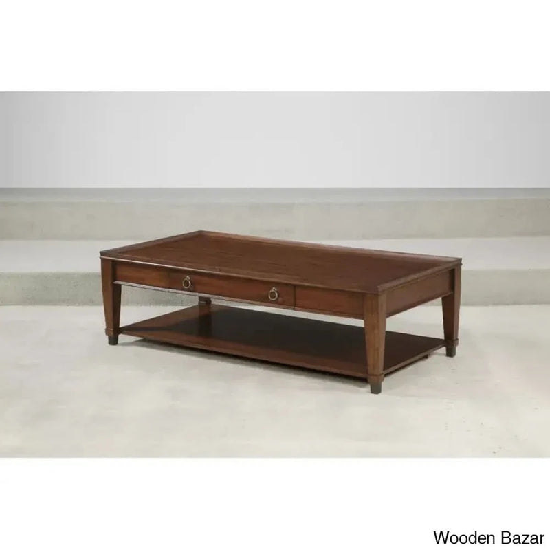 Becka 4 Legs Coffee and center Table with Storage