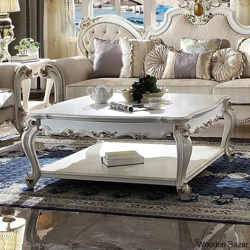 Berklin Solid Wood Coffee and center Table