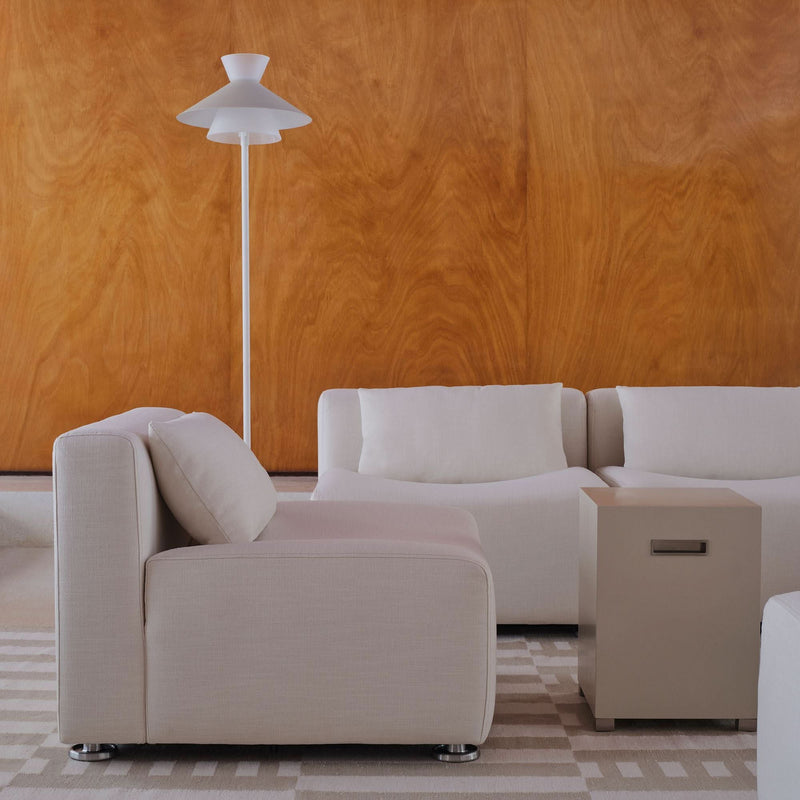 Shrinag Cotton Curved Armless Chair - Craft Decor