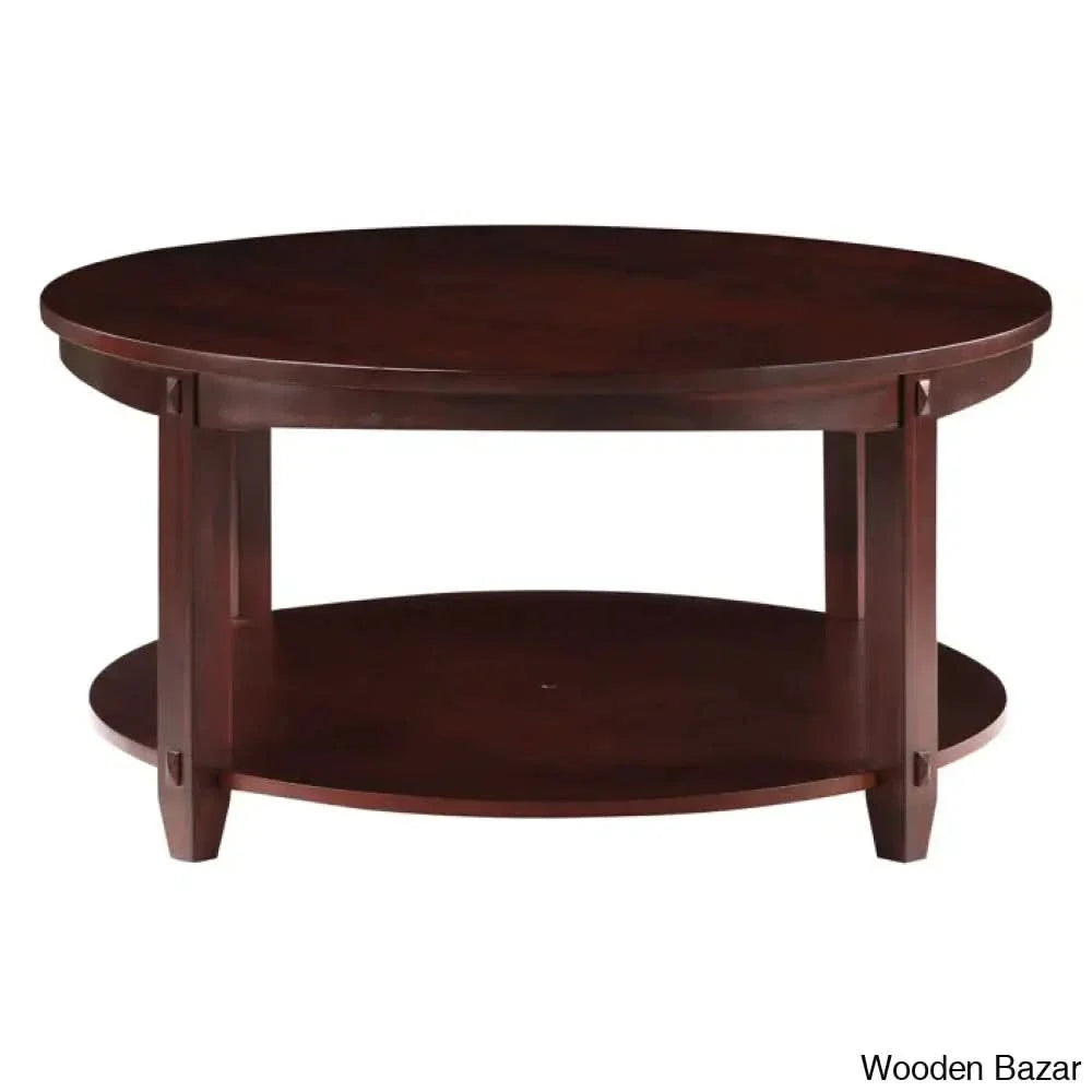 Bly Modern Coffee And Center Table - Craft Decor Espresso