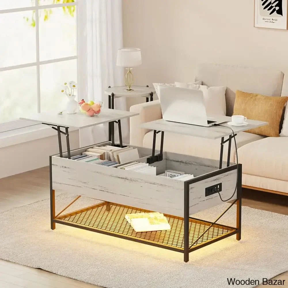 Bolaticea Coffee And Center Table White