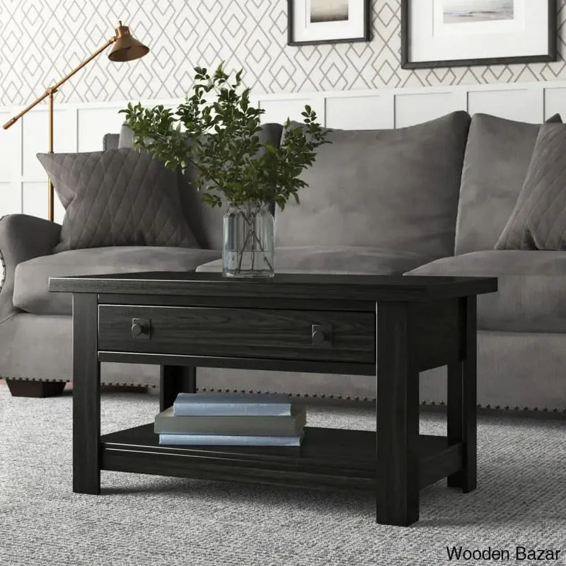 Brainztree Coffee And Center Table Black