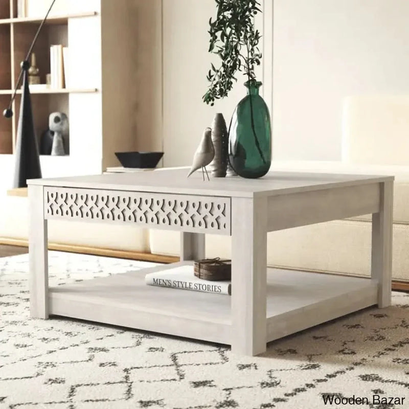 Brandarius 4 Legs Coffee and center Table with Storage
