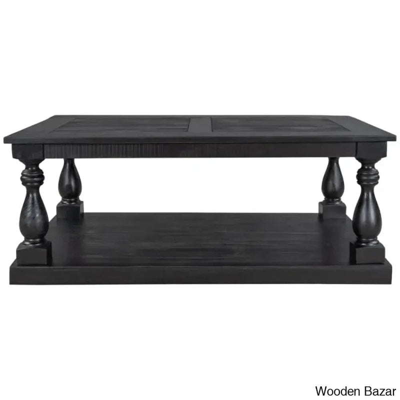 Brhiannan Solid Wood Elegant Coffee and center Table