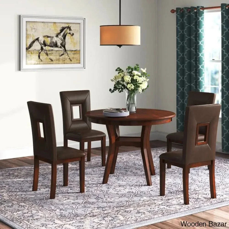 Bridgetta 4 - Person Dining Set
