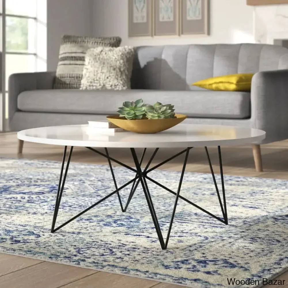 Brydien Coffee And Center Table Lacquer White
