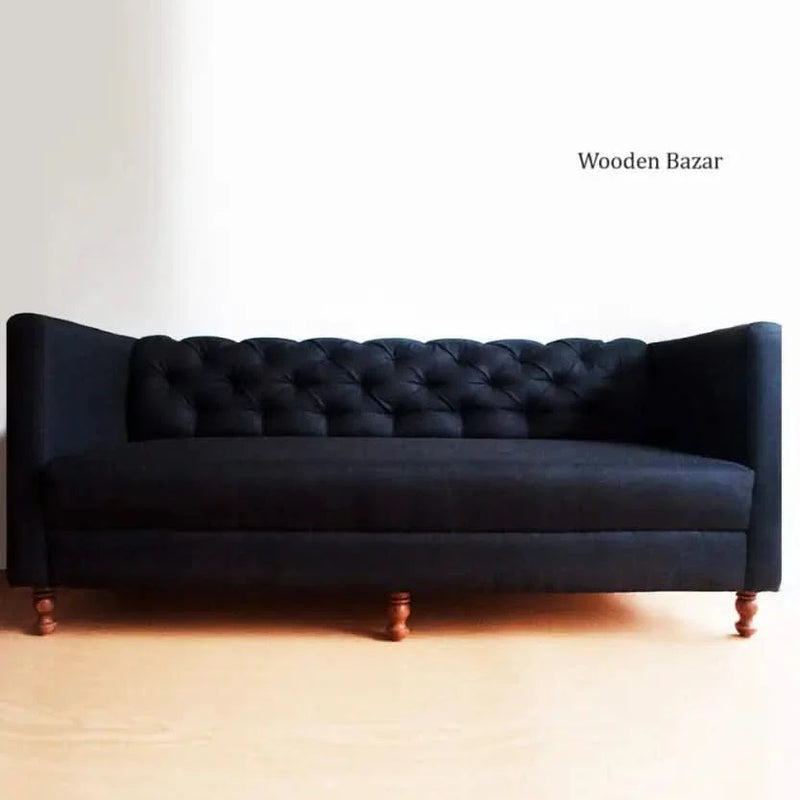 Buffer Royal Chesterfield Three Seating Grand Sofa - Wooden bazar