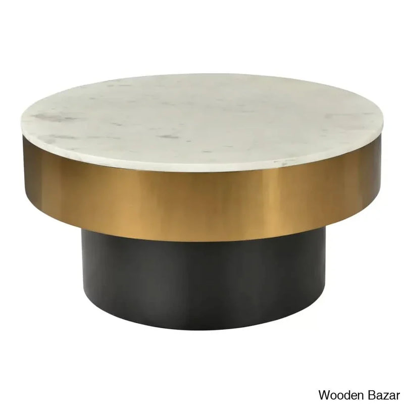 Burton Marble Top Coffee Table and center table