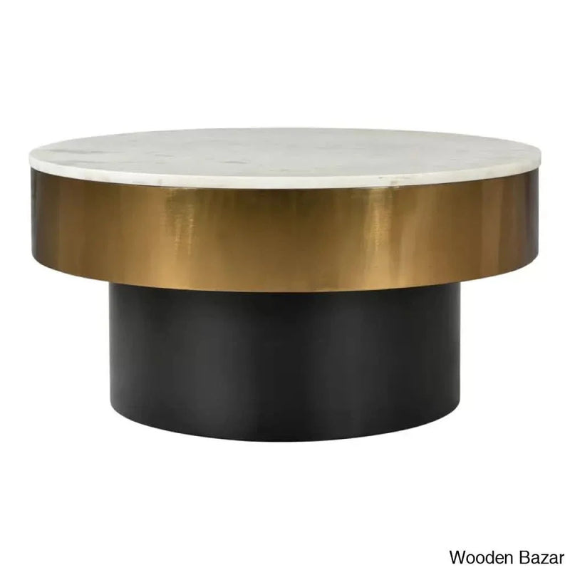 Burton Marble Top Coffee Table and center table