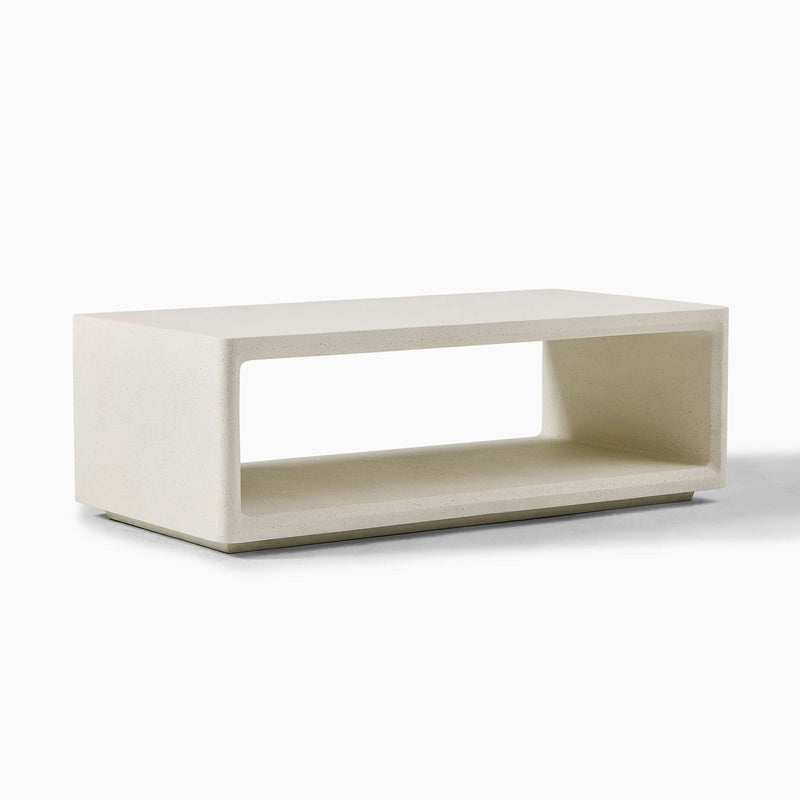 Kaxlly Indoor/Outdoor Concrete Coffee Table - Craft Decor
