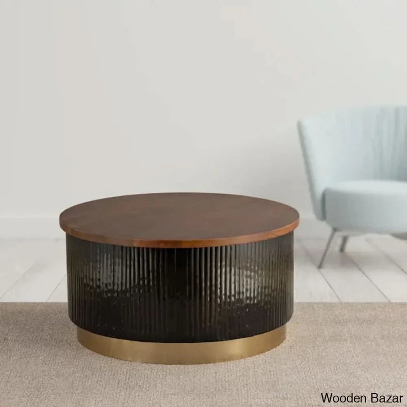 Canovas Solid Wood Top Coffee and center Table