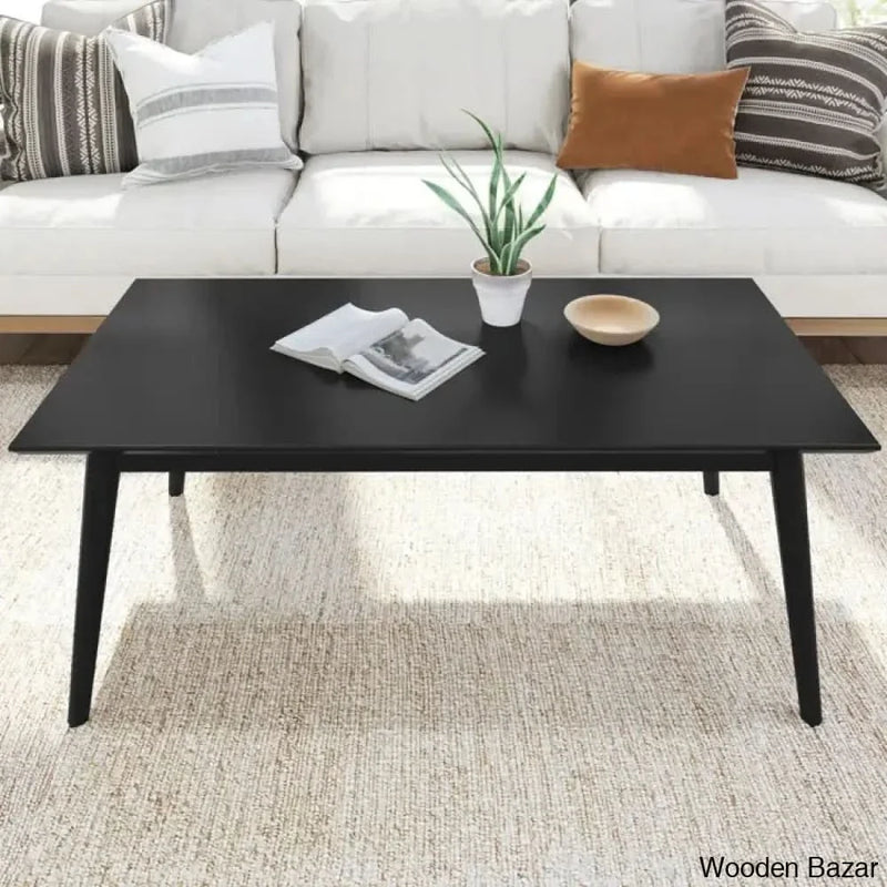 Cantonei Solid Wood Single Coffee and center Table