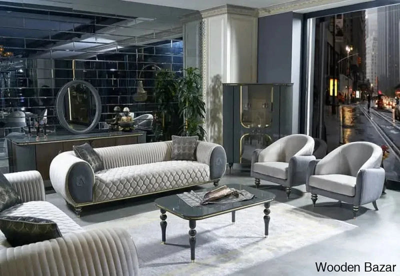 Capella Living Room Sofa Set - Craft Decor