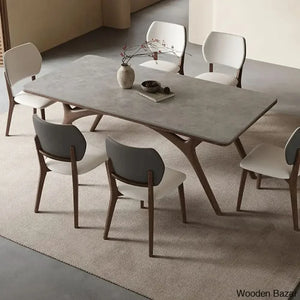 Cavalon New Stylish 6 Seater Dining Table Set - Craft Decor 29.52’’H X 70.86’’L 35.43’’W