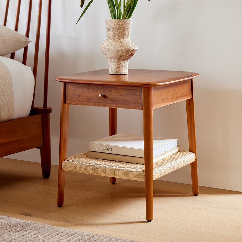 Geraluted Mid-Century Nightstand  - Craft Decor