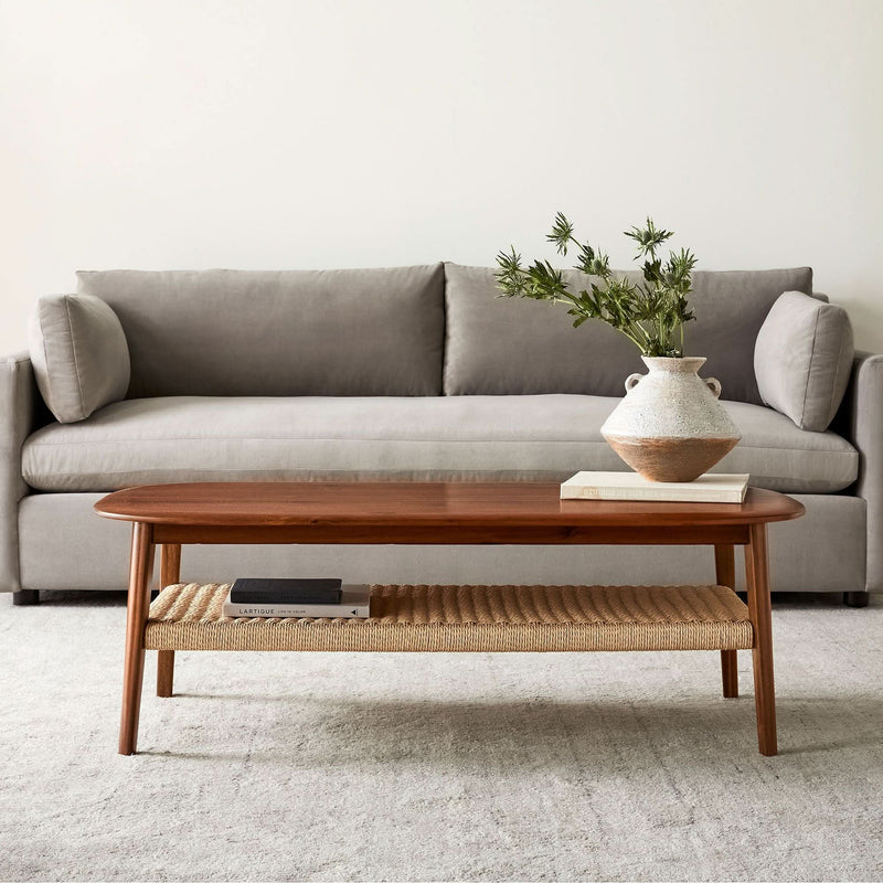 Taizun Mid-Century Rectangle Coffee Table - Craft Decor