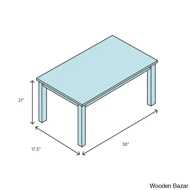 Chedia Solid Wood Coffee and center Table