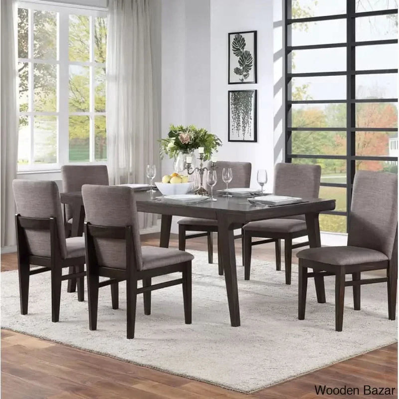 Clachas 6 Seater Dining Table Set - Craft Decor