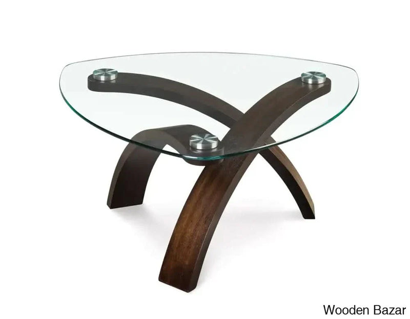 Comeauxi Glass Top Coffee and center Table