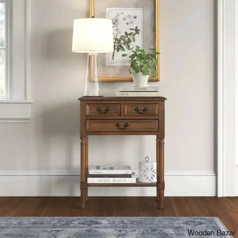 Console Table in Teak wood