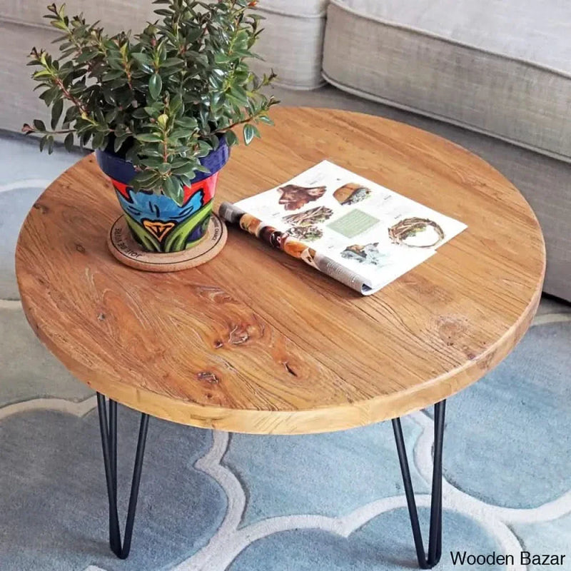 Cornaelius Solid Wood Coffee and center Table