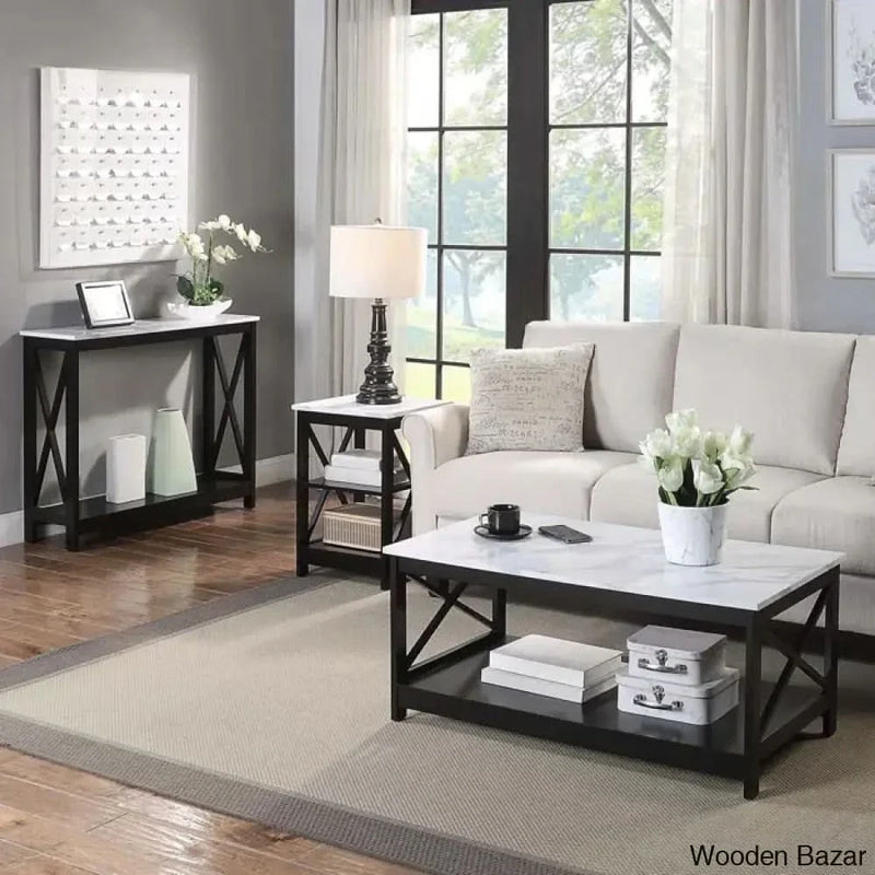 Darieky 4 Legs Coffee and center Table with Storage