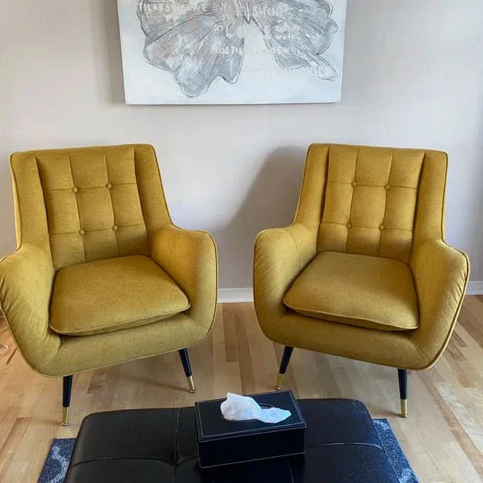 Bedroom Chair Set of 2 Made in Extremely Well Quality.