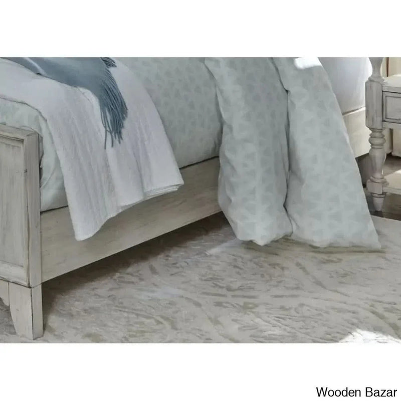 Demarcus Solid Wood Low Profile Standard Bed