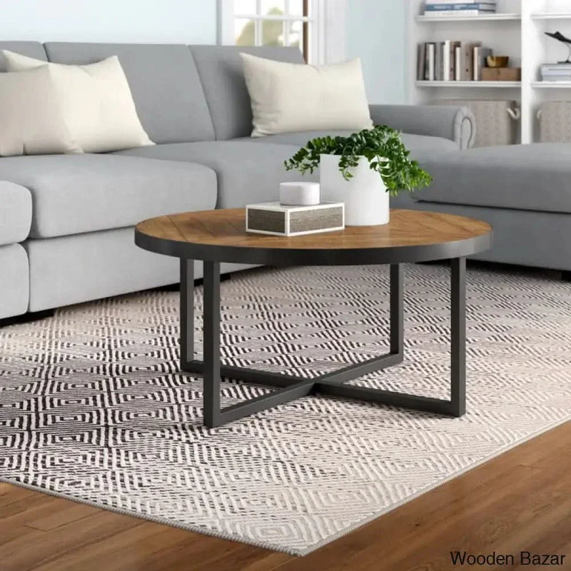 Dillwyn Solid Wood Top Coffee and Center Table