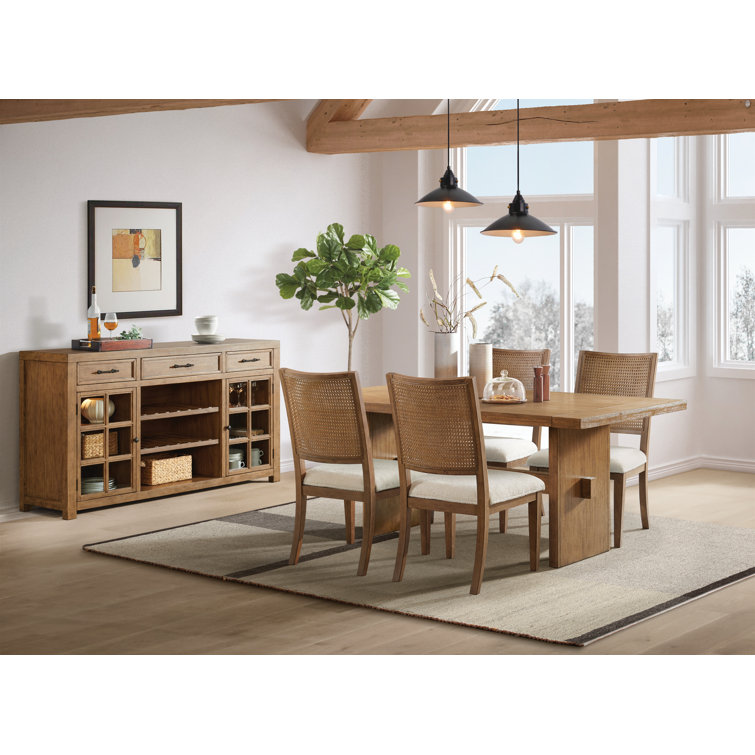4-Person Trestle Dining Set