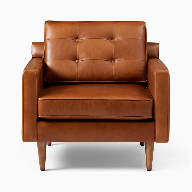 Eiaon Leather Chair - Craft Decor