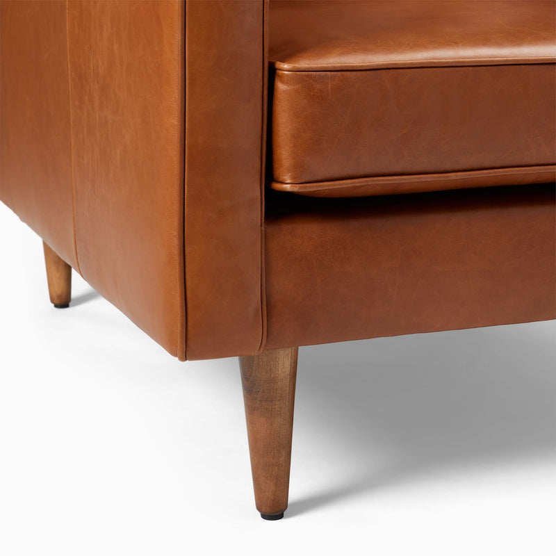 Eiaon Leather Chair - Craft Decor