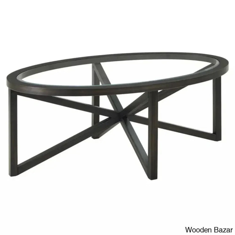 Eastchestero Tempered Glass Coffee and center Table
