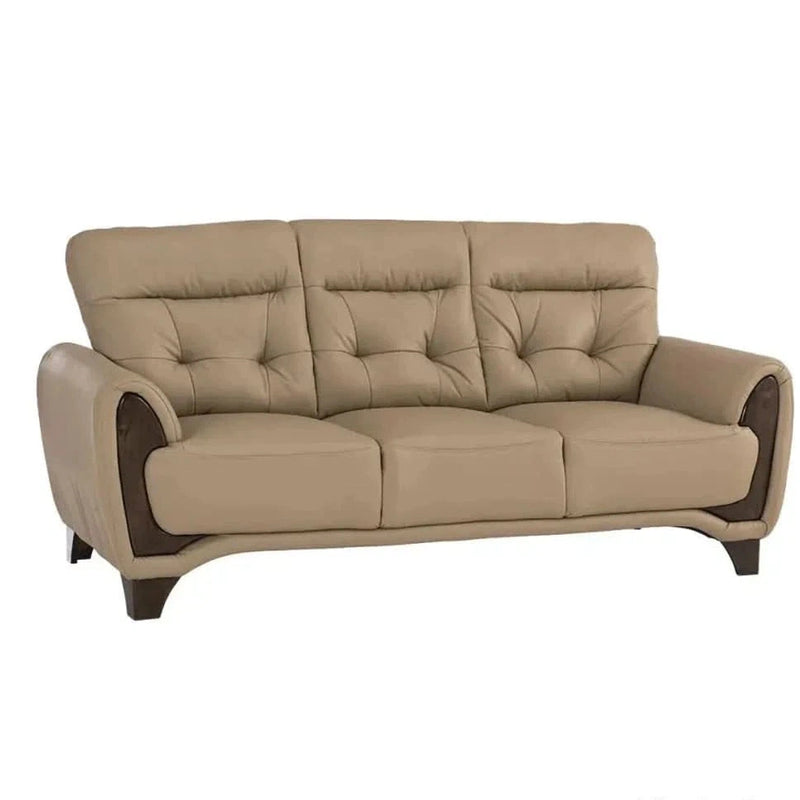 Elegant 1/2/3 Seater Sofa Modern Style in Mocha Brown