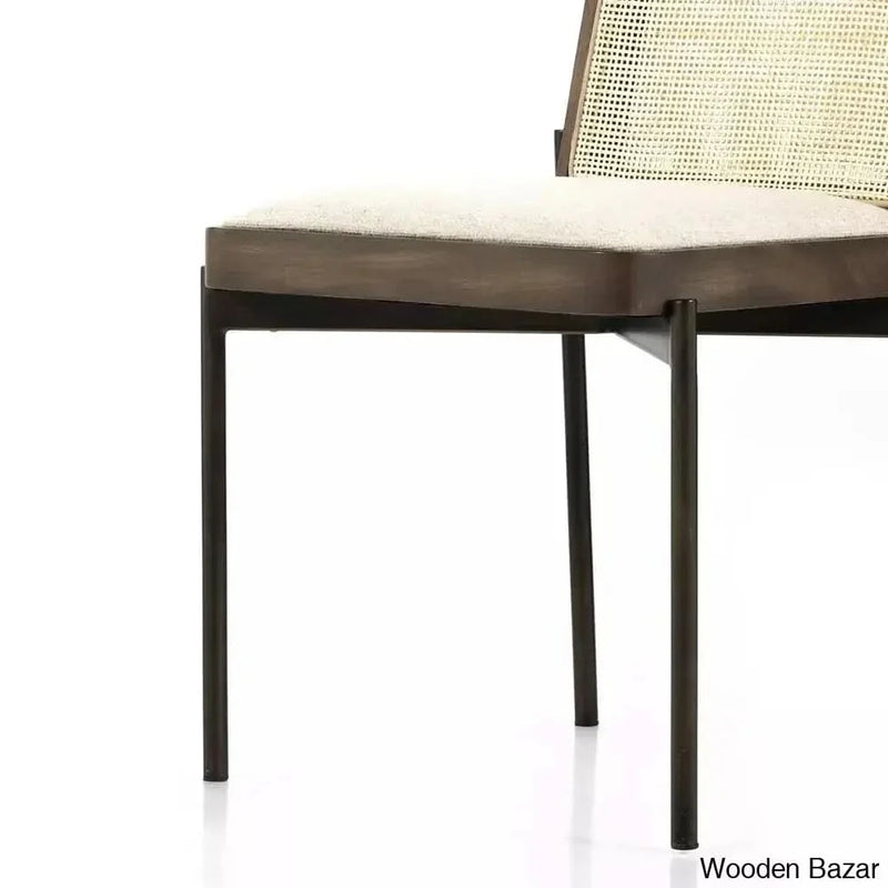 Elegantly Crafted Vail Rattan Dining Set with Cane Accents – A Stunning Design