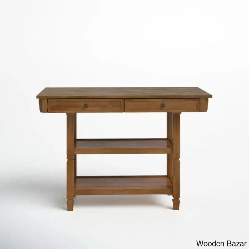 Erickson Solid Wood Kitchen Island Kitchen trolley cart cabinet kitchen island with storage