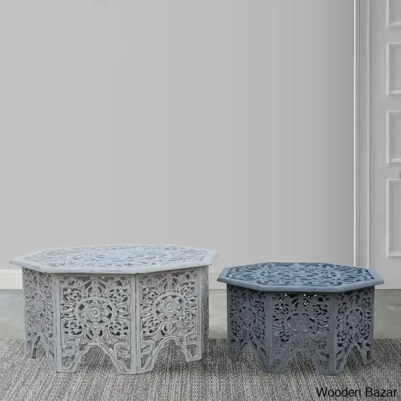 Folse 2 piece Nesting Coffee and center Tables