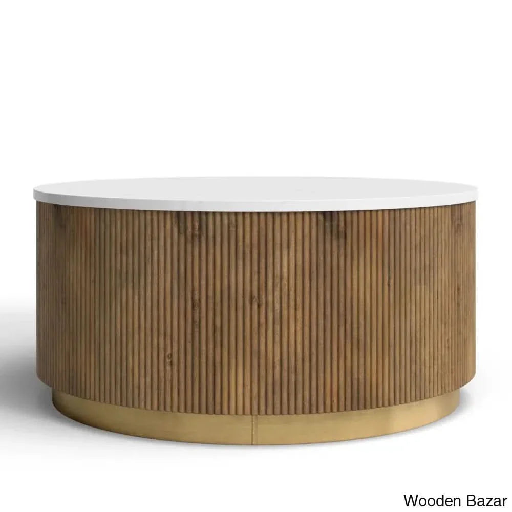Fulton Modern Coffee Table And Center Table Gold