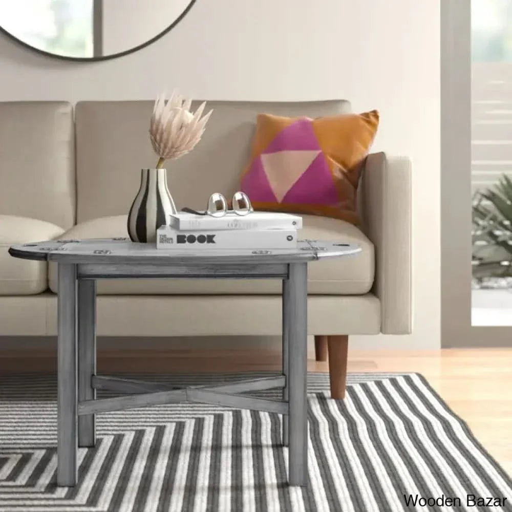Gabbeirt Modern Coffee And Center Table - Craft Decor Gray