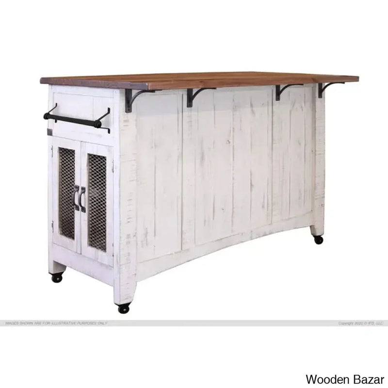 Gilchrist Kitchen Island Set Kitchen trolley cart cabinet kitchen island with storage