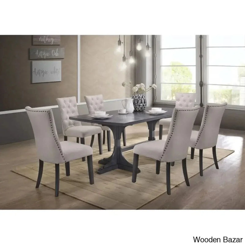Glenmoor 6 - Person Dining Set (Teakwood)