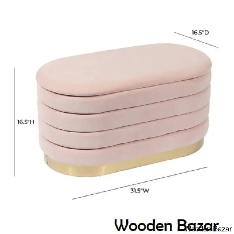 Grayton Upholstered Loose Top Storage Bench