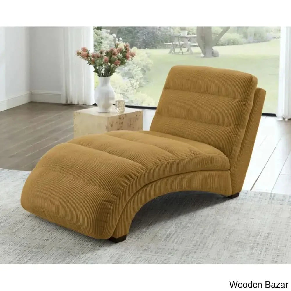 Hamingo New Upholstered Chaise Lounge - Craft Decor Ginger Corduroy